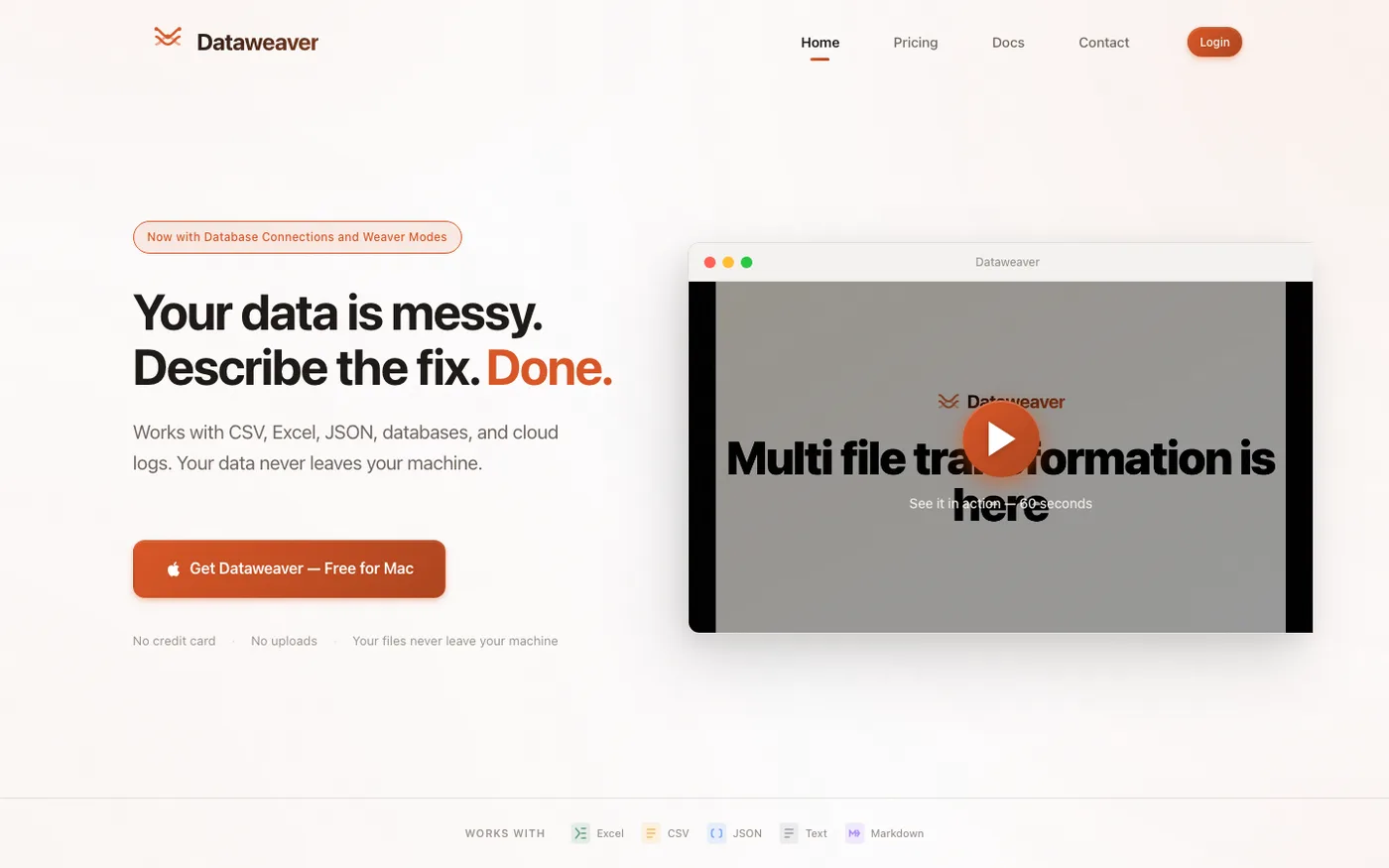 Dataweaver preview
